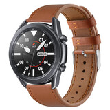 Strap-it Samsung Galaxy Watch 3 45mm Leather Strap (Brown) Strap-it Samsung Galaxy Watch 3 45mm Leather Strap (Brown)