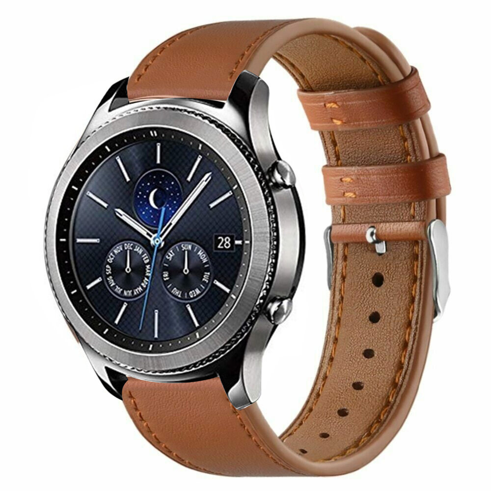 Strap-it Strap-it Samsung Gear S3 Leather Strap (Brown) Strap-it Strap-it Samsung Gear S3 Leather Strap (Brown)