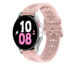 Strap-it Samsung Galaxy Watch 5 44mm Silicone Strap Patterned (Pink)