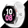 Strap-it Strap-it Samsung Galaxy Watch 5 44mm Fluorescent Silicone Strap (White) Strap-it Strap-it Samsung Galaxy Watch 5 44mm Fluorescent Silicone Strap (White)