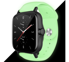 Strap-it Xiaomi Amazfit Bip Fluorescent Silicone Strap (Lime)