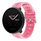 Strap-it Polar Ignite 2 Silicone Strap Patterned (Bright Pink)