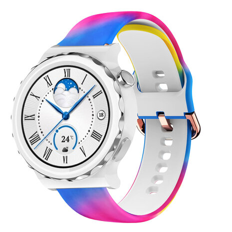 Strap-it Strap-it Color Crazy Huawei Watch GT 3 Pro 43mm Strap Strap-it Strap-it Color Crazy Huawei Watch GT 3 Pro 43mm Strap