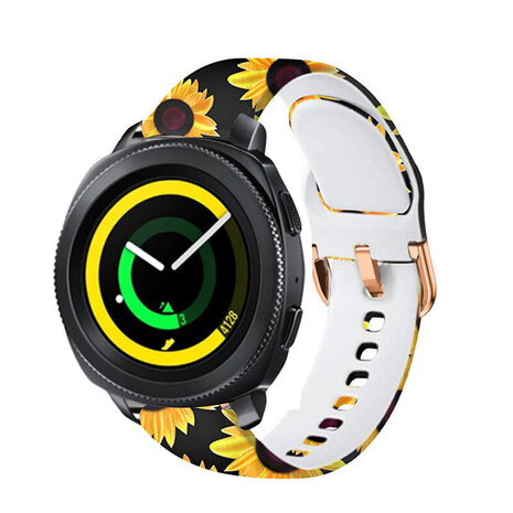 Strap-it Strap-it Sunny Flower Samsung Gear Sport Strap Strap-it Strap-it Sunny Flower Samsung Gear Sport Strap