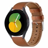 Strap-it Samsung Galaxy Watch 5 40mm Modern Leather Strap (Brown) Strap-it Samsung Galaxy Watch 5 40mm Modern Leather Strap (Brown)