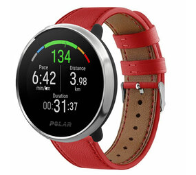 Strap-it Polar Ignite Leather Strap (Red) Strap-it Polar Ignite Leather Strap (Red)