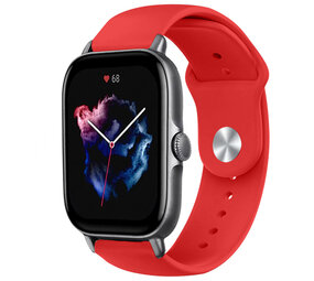 Strap-it Amazfit GTS 3 Sport Strap (Red) Strap-it Amazfit GTS 3 Sport Strap (Red)