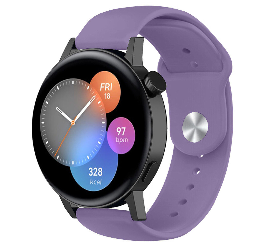 Strap-it Strap-it Huawei Watch GT 3 42mm Sport Strap (Lilac) Strap-it Strap-it Huawei Watch GT 3 42mm Sport Strap (Lilac)