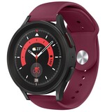 Strap-it Samsung Galaxy Watch 5 Pro Sport Strap (Burgundy) Strap-it Samsung Galaxy Watch 5 Pro Sport Strap (Burgundy)