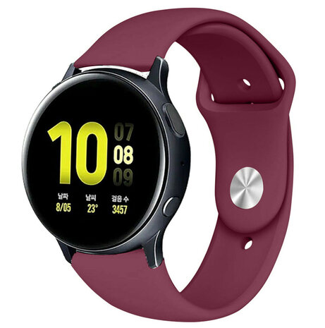 Strap-it Strap-it Samsung Galaxy Watch Active Sport Strap (Burgundy) Strap-it Strap-it Samsung Galaxy Watch Active Sport Strap (Burgundy)