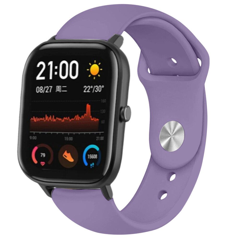 Strap-it Strap-it Xiaomi Amazfit GTS Sport Strap (Lilac) Strap-it Strap-it Xiaomi Amazfit GTS Sport Strap (Lilac)