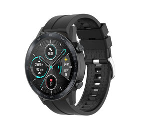 Strap-it Honor Magic Watch 2 Silicone Strap Extreme (Black)