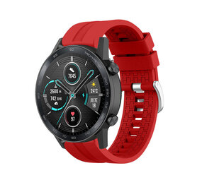 Strap-it Honor Magic Watch 2 Silicone Strap Extreme (Red)