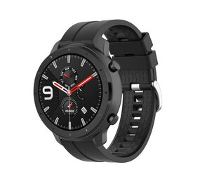 Strap-it Xiaomi Amazfit GTR Silicone Strap Extreme (Black)