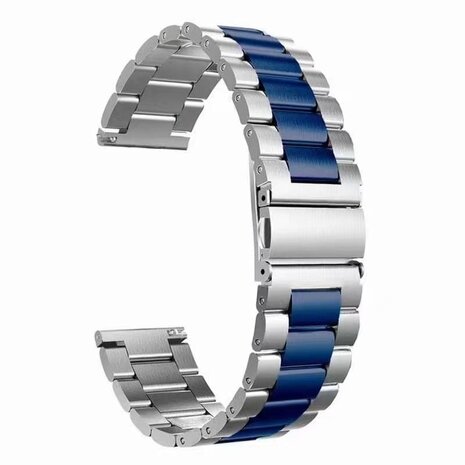 Strap-it Strap-it Fossil Gen 5e 44mm Steel Strap (Silver/Blue) Strap-it Strap-it Fossil Gen 5e 44mm Steel Strap (Silver/Blue)