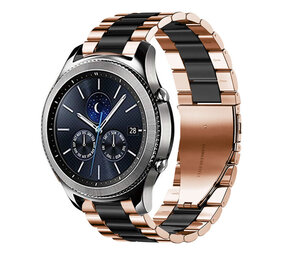Strap-it Samsung Gear S3 Steel Strap (Rose Gold/Black) Strap-it Samsung Gear S3 Steel Strap (Rose Gold/Black)