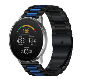 Strap-it Polar Vantage M Steel Strap (Black/Blue) Strap-it Polar Vantage M Steel Strap (Black/Blue)