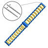 Strap-it Strap-it Polar Grit X Pro Steel Strap (Blue/Gold) Strap-it Strap-it Polar Grit X Pro Steel Strap (Blue/Gold)