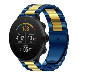 Strap-it Polar Vantage M Steel Strap (Blue/Gold) Strap-it Polar Vantage M Steel Strap (Blue/Gold)