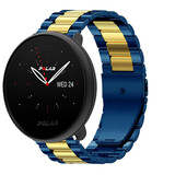 Strap-it Polar Ignite 2 Steel Strap (Blue/Gold) Strap-it Polar Ignite 2 Steel Strap (Blue/Gold)