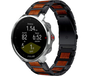 Strap-it Polar Grit X Wood/Steel Strap (Black) Strap-it Polar Grit X Wood/Steel Strap (Black)