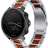 Strap-it Strap-it Polar Grit X Pro Wood/Steel Strap (Silver) Strap-it Strap-it Polar Grit X Pro Wood/Steel Strap (Silver)