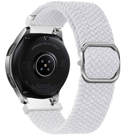 Strap-it Strap-it Huawei Watch GT 3 42mm Woven Nylon Strap (White) Strap-it Strap-it Huawei Watch GT 3 42mm Woven Nylon Strap (White)