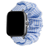 Strap-it Xiaomi Amazfit GTS Scrunchie Strap (Striped Blue) Strap-it Xiaomi Amazfit GTS Scrunchie Strap (Striped Blue)