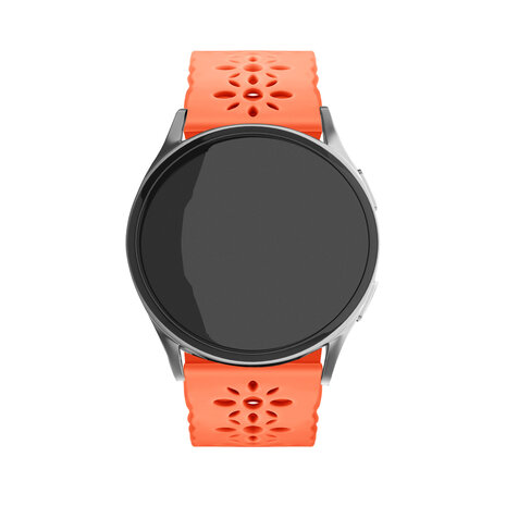 Strap-it Strap-it Samsung Galaxy Watch Active Silicone Strap Patterned (Orange) Strap-it Strap-it Samsung Galaxy Watch Active Silicone Strap Patterned (Orange)