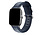 Strap-it Amazfit GTS 2 Leather Strap (Dark Blue)