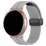 Strap-it Honor Magic Watch 2 Silicone Strap D-Buckle (Light Grey)
