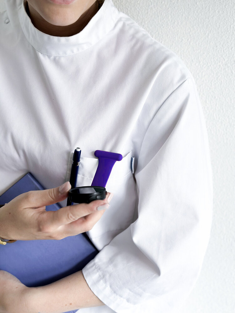 Strap-it Strap-it Xiaomi Mi Watch Nurse Fob (Purple) Strap-it Strap-it Xiaomi Mi Watch Nurse Fob (Purple)