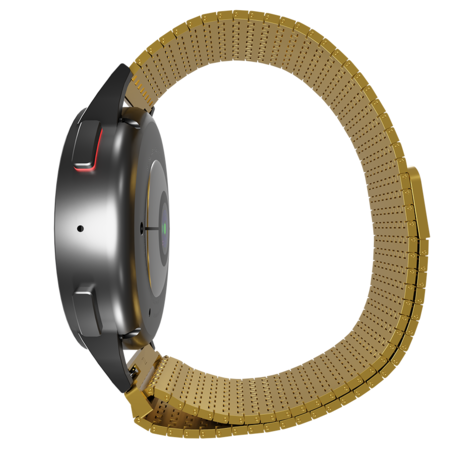 Strap-it Strap-it Huawei Watch GT Runner Steel Mesh Strap Deluxe (Gold) Strap-it Strap-it Huawei Watch GT Runner Steel Mesh Strap Deluxe (Gold)