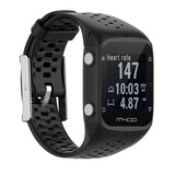 Strap-it Polar M400/M430 Silicone Strap (Black)