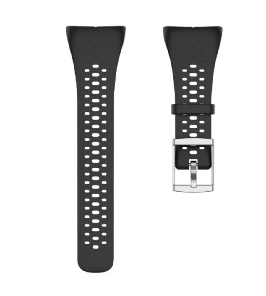 Strap-it Strap-it Polar M400/M430 Silicone Strap (Black)
