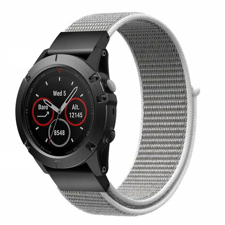 Strap-it Strap-it Garmin Fenix 5x/6x Nylon Strap (Grey) Strap-it Strap-it Garmin Fenix 5x/6x Nylon Strap (Grey)