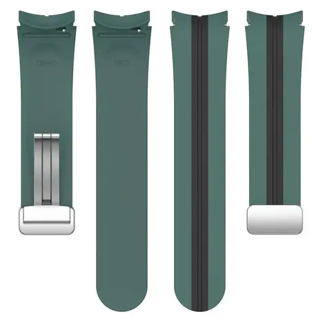 Strap-it Strap-it Samsung Galaxy Watch 4 Classic 42mm Magnetic Sport Strap (Green/Black) Strap-it Strap-it Samsung Galaxy Watch 4 Classic 42mm Magnetic Sport Strap (Green/Black)