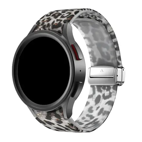 Strap-it Strap-it Luminous Leopard Samsung Galaxy Watch FE Magnetic Strap Strap-it Strap-it Luminous Leopard Samsung Galaxy Watch FE Magnetic Strap