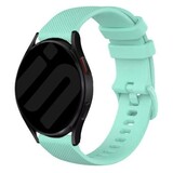 Strap-it Samsung Galaxy Watch FE Premium Silicone Strap (Aqua)
