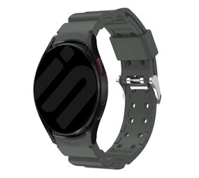 Strap-it Samsung Galaxy Watch FE Silicone Armour Strap (Dark Gray)