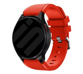 Strap-it Samsung Galaxy Watch FE Silicone Strap (Red)
