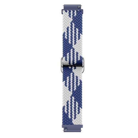 Strap-it Strap-it Samsung Galaxy Watch FE Adjustable Braided Strap (Blue/White) Strap-it Strap-it Samsung Galaxy Watch FE Adjustable Braided Strap (Blue/White)