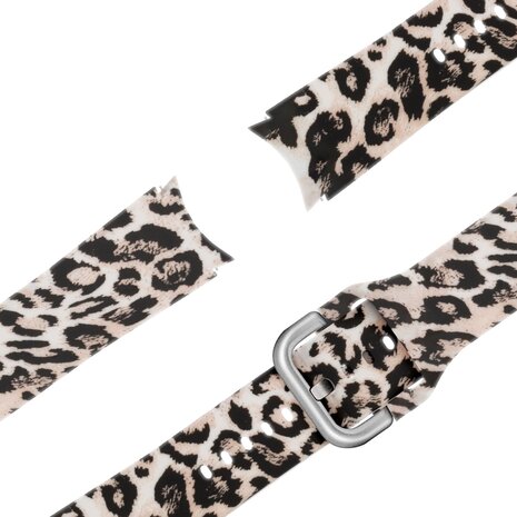 Bandz Bandz Samsung Galaxy Watch FE Silicone Strap 'Leopard'