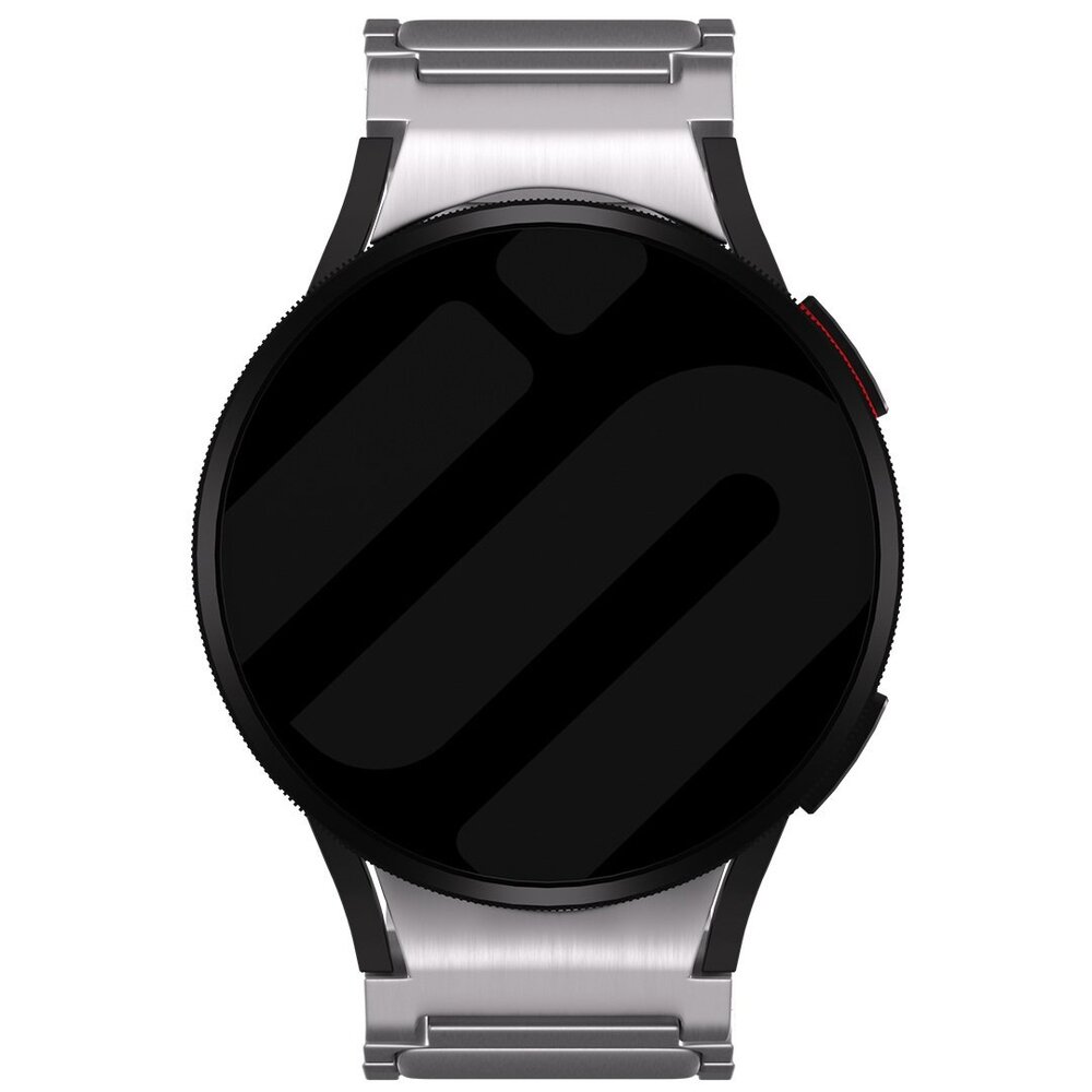 Strap-it Strap-it Samsung Galaxy Watch FE 'One push' Titanium Strap (Silver) Strap-it Strap-it Samsung Galaxy Watch FE 'One push' Titanium Strap (Silver)