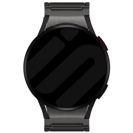 Strap-it Strap-it Samsung Galaxy Watch FE 'One push' Luxury Titanium Strap (Graphite) Strap-it Strap-it Samsung Galaxy Watch FE 'One push' Luxury Titanium Strap (Graphite)