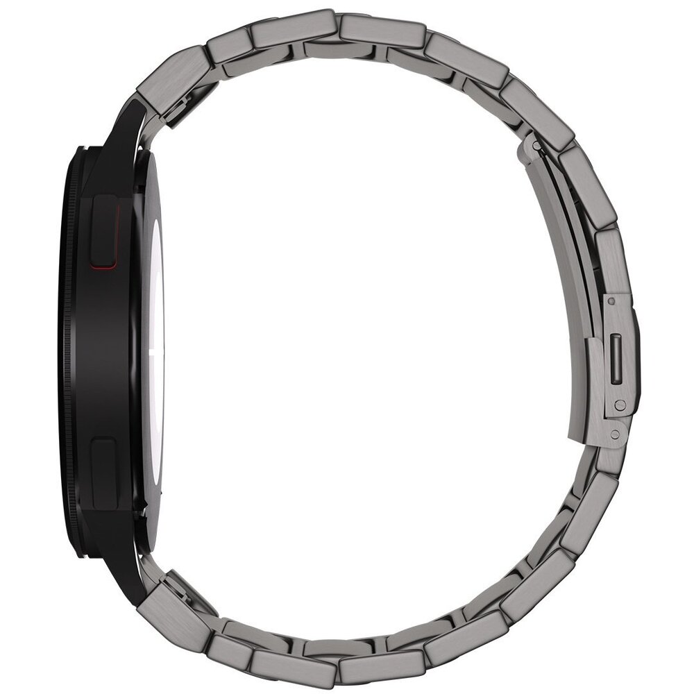 Strap-it Strap-it Samsung Galaxy Watch FE 'One push' Luxury Titanium Strap (Graphite) Strap-it Strap-it Samsung Galaxy Watch FE 'One push' Luxury Titanium Strap (Graphite)