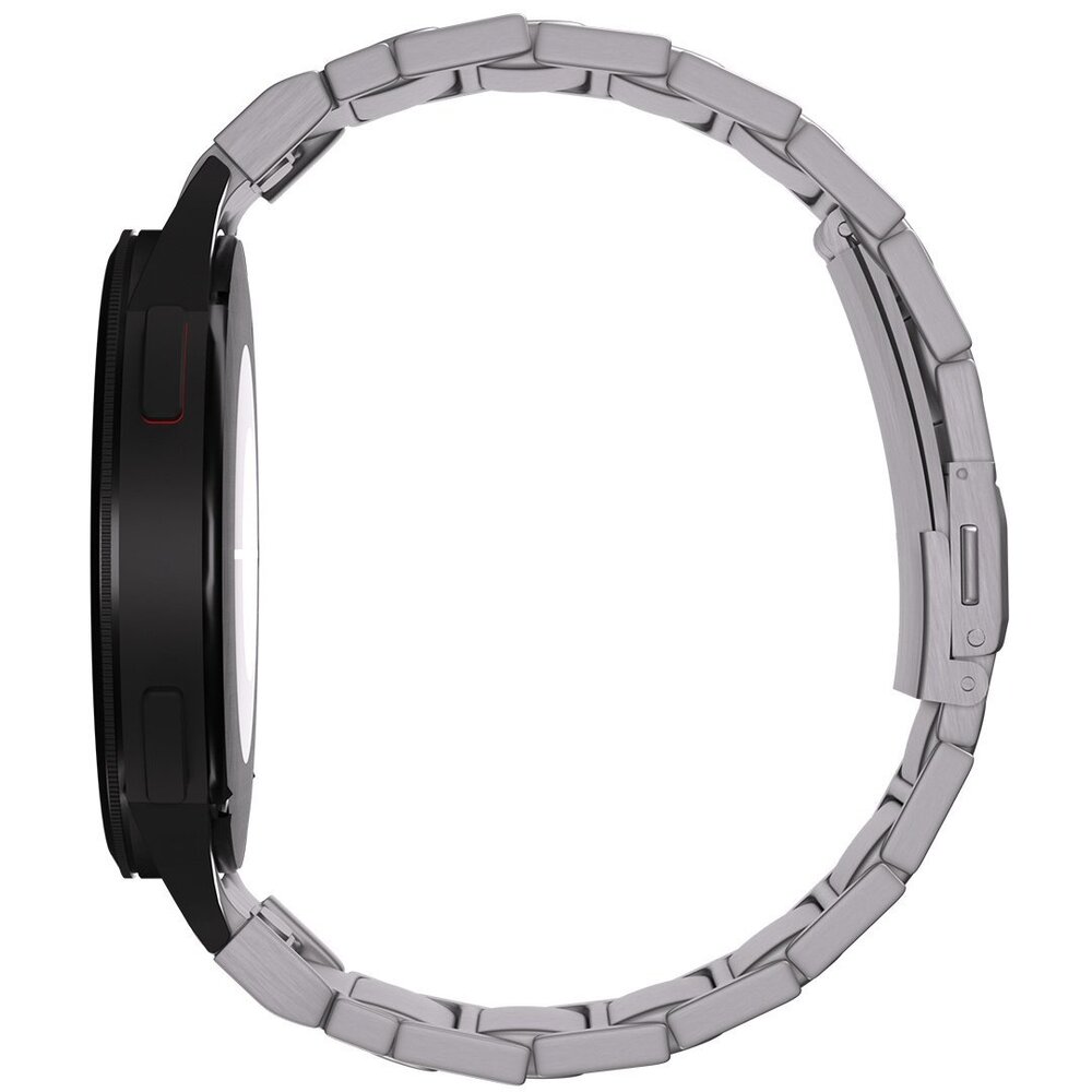 Strap-it Strap-it Samsung Galaxy Watch FE 'One push' Luxury Titanium Strap (Silver) Strap-it Strap-it Samsung Galaxy Watch FE 'One push' Luxury Titanium Strap (Silver)