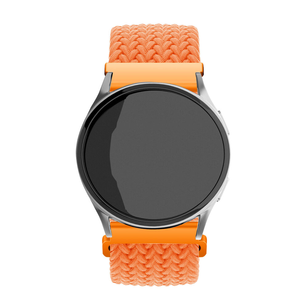 Strap-it Strap-it Samsung Galaxy Watch 4 40mm Woven Nylon Strap (Orange) Strap-it Strap-it Samsung Galaxy Watch 4 40mm Woven Nylon Strap (Orange)