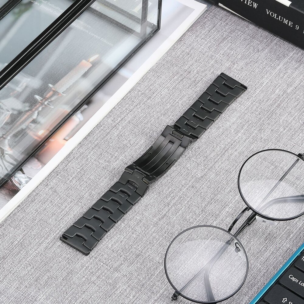 Strap-it Strap-it Polar Grit X Pro Titanium Grain Strap (Flat Clasp) (Black) Strap-it Strap-it Polar Grit X Pro Titanium Grain Strap (Flat Clasp) (Black)