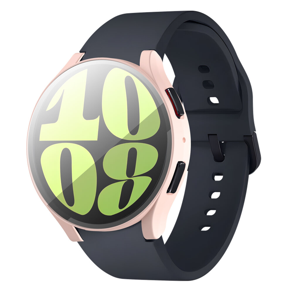 Strap-it Strap-it Samsung Galaxy Watch 6 40mm PC Hard Case with Glasss (Pink) Strap-it Strap-it Samsung Galaxy Watch 6 40mm PC Hard Case with Glasss (Pink)
